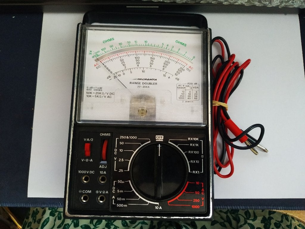 Micronta range doubler multitester, Hobby en Vrije tijd, Elektronica-componenten, Ophalen of Verzenden, Zo goed als nieuw