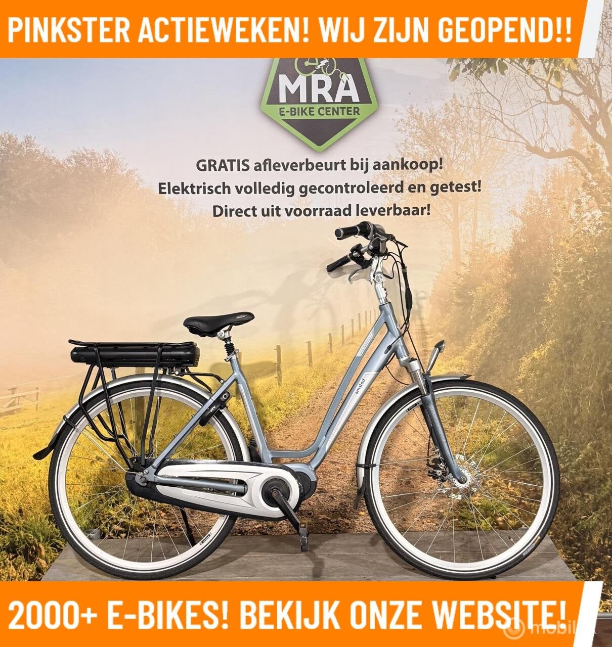 Amslod Aston Elektrische fiets met Bafang midden motor ebike, 55 tot 59 cm, Overige merken