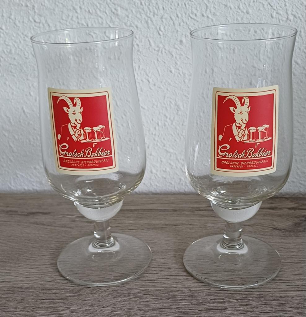 Diverse glazen Grolsch Jameson Bavaria Tripel Karmeliet, Ophalen, Zo goed als nieuw, Bierglas
