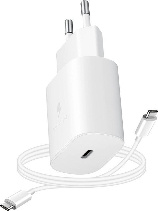 Samsung USB-C Adapter met kabel - 15W - 1m - Wit, Diversen, Schrijfwaren, N, N, Nieuw, Ophalen of Verzenden