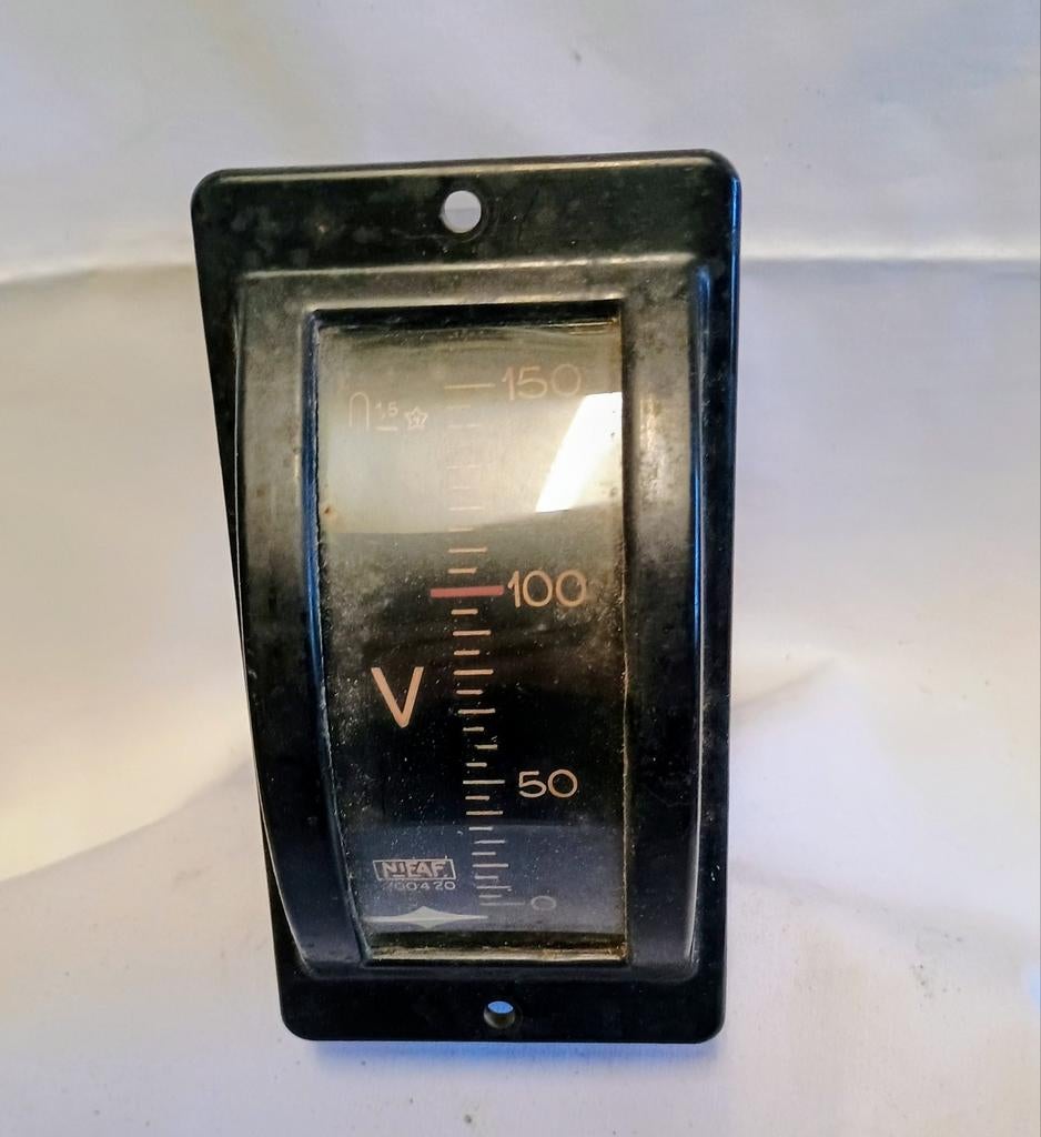 Vintage Analoge Voltmeter - NAF 7504 ZO, Ophalen of Verzenden