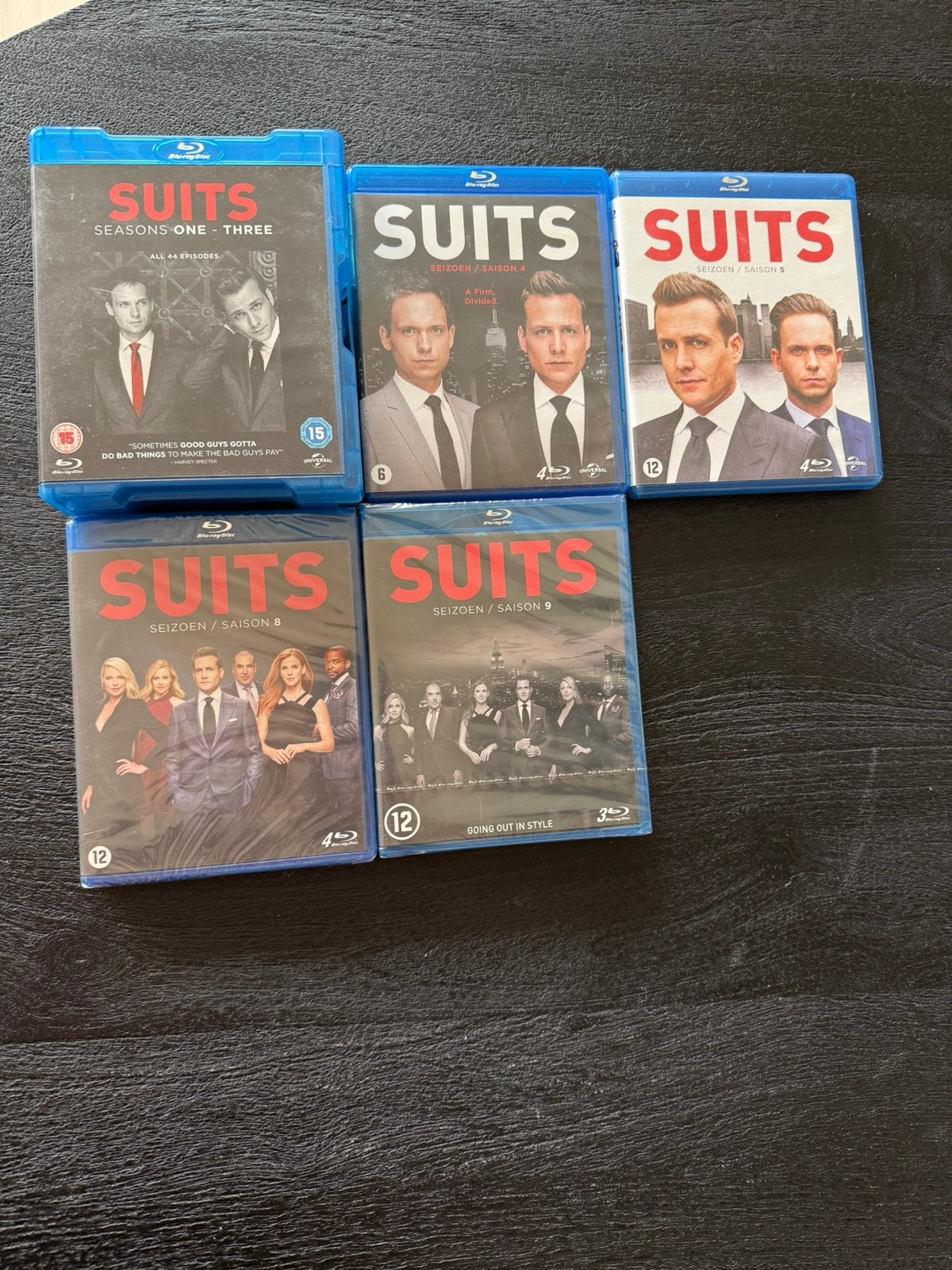 Suits 1-5, 8 en 9, Cd's en Dvd's, Ophalen of Verzenden, Zo goed als nieuw