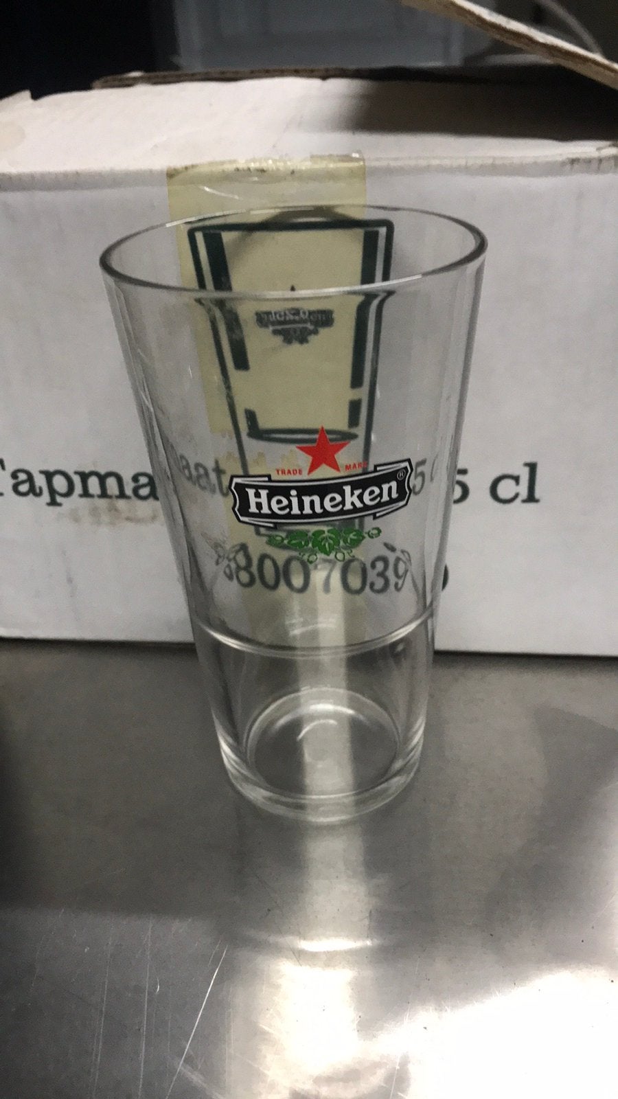 Partij bierglazen heineken voerman 25 cl bierglas glazen, Verzamelen, Ophalen, Zo goed als nieuw, Glas of Glazen, Heineken