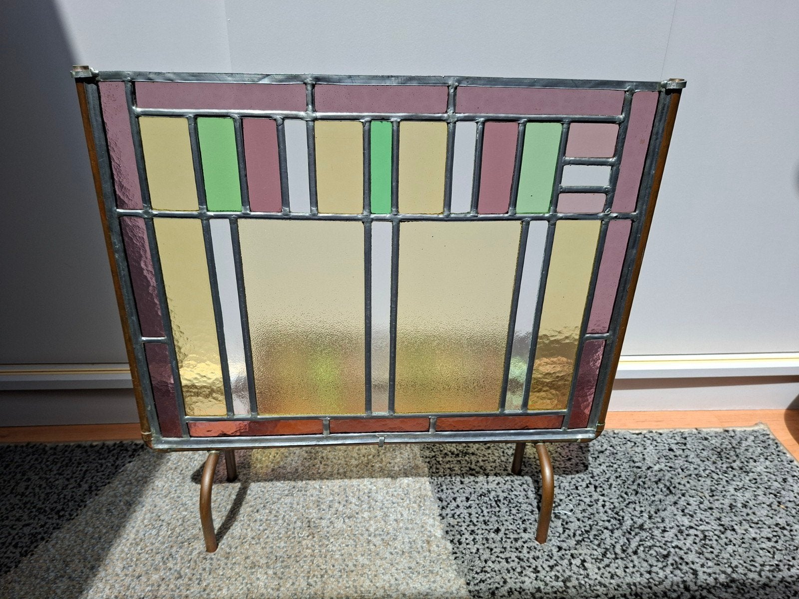 Glas in lood voorzetraam, Ophalen