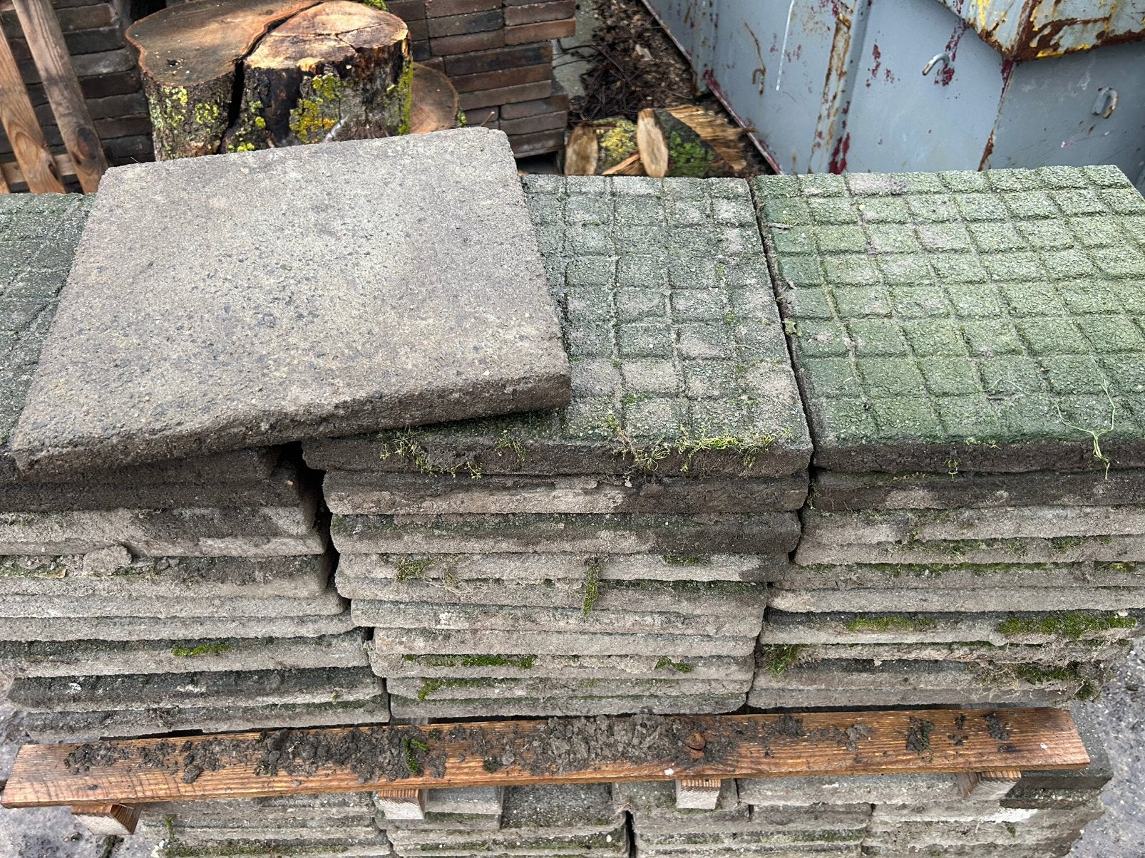 Beton tegels, Tuin en Terras, Ophalen, Gebruikt, Minder dan 5 m², Beton