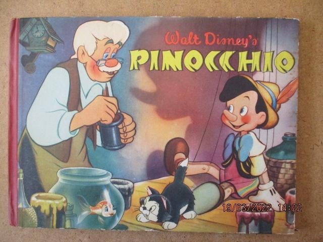 adv6086 pinocchio plaatjes boek 1, Boeken, Stripboeken, Eén stripboek, Ophalen, Gelezen
