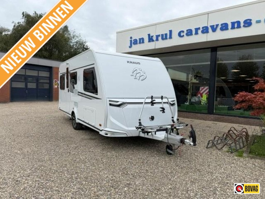 Knaus Sudwind 60 Years 460 EU mover fietsenrek luifel, Caravans en Kamperen, Schokbreker, Rondzit, Bedrijf, 2 aparte bedden