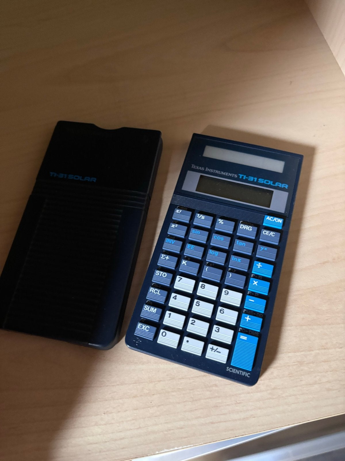Texas Instruments TI-31 SOLAR rekenmachine, Ophalen of Verzenden, Gebruikt