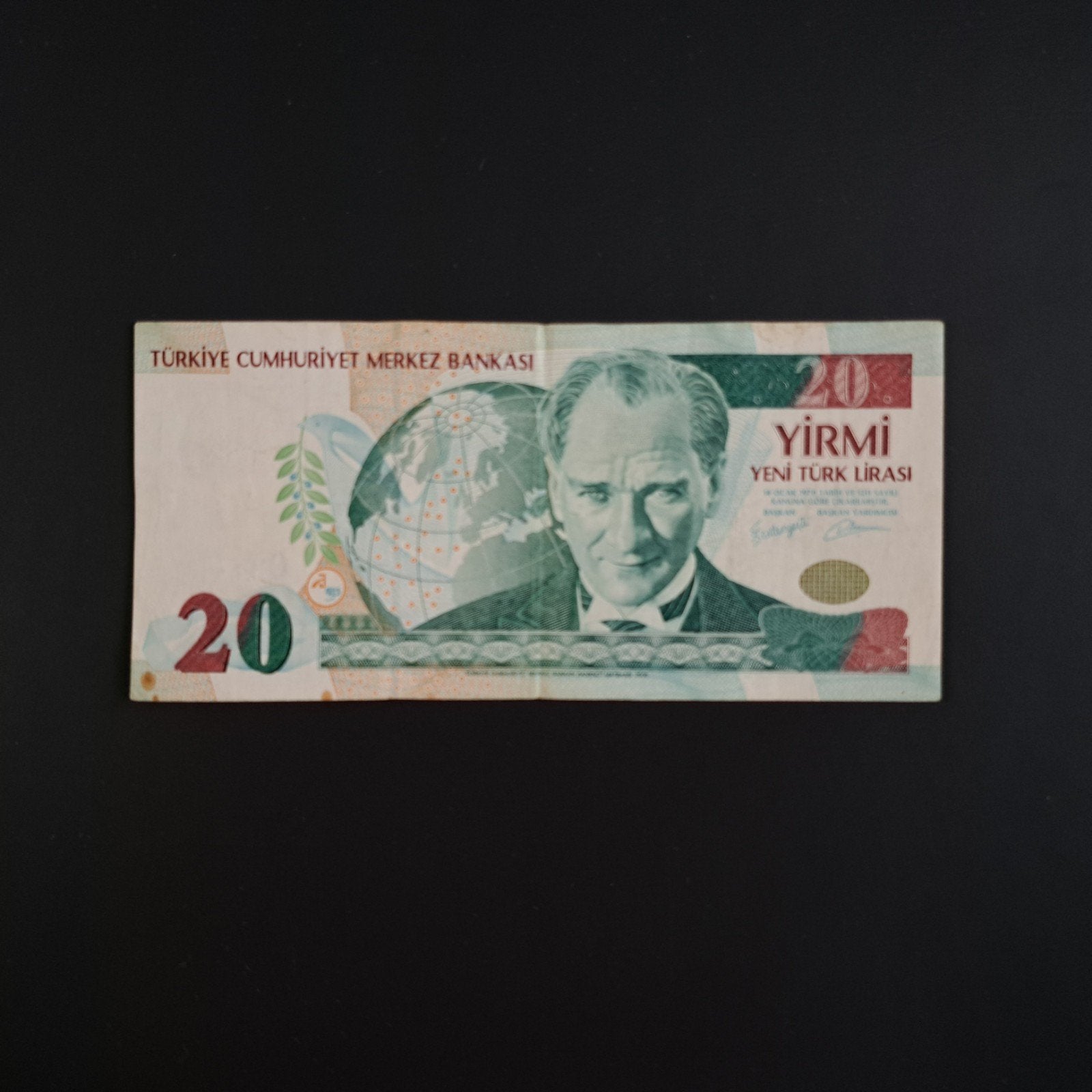 20 lira Turkije #055, Postzegels en Munten, Bankbiljetten | Europa | Niet-Eurobiljetten, Verzenden, Overige landen, Los biljet