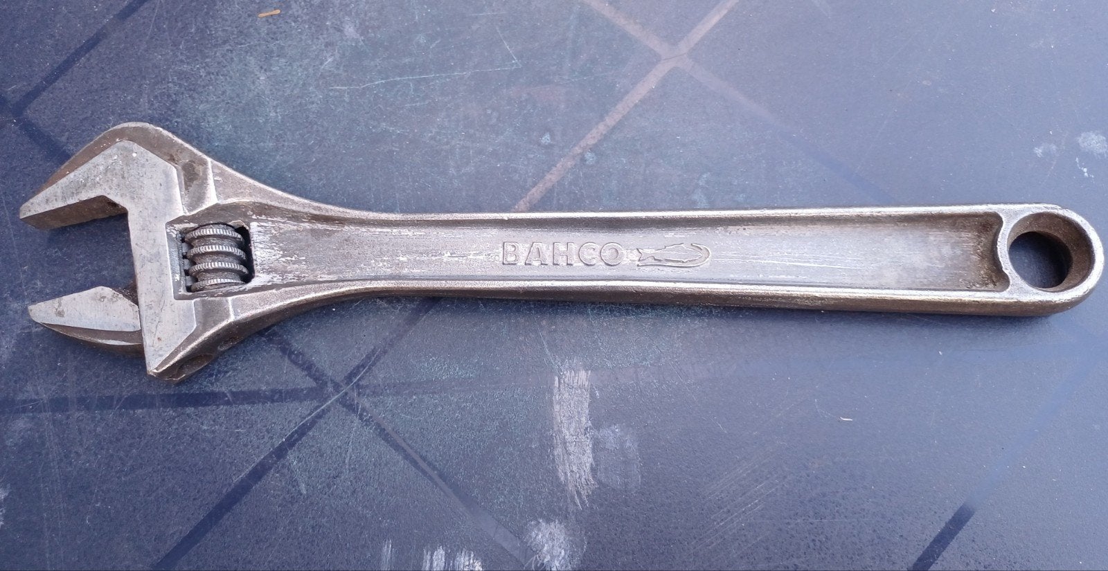 Goedwerkende Bahco verstelbare moersleutel 300mm - 12 inch, Ophalen of Verzenden, Gebruikt, Sleutel/ratel, Overige merken