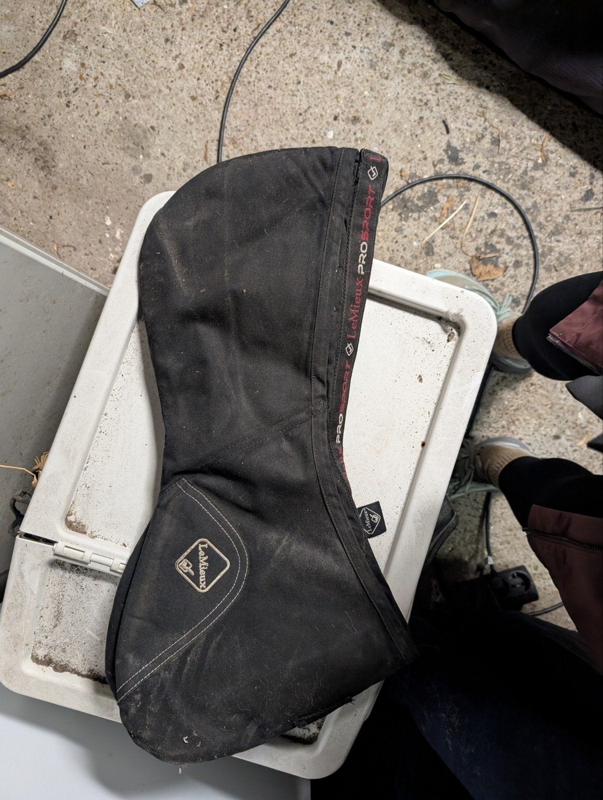 le mieux pro sport onderlegger maat L met pads, Dieren en Toebehoren, Ophalen of Verzenden, Gebruikt