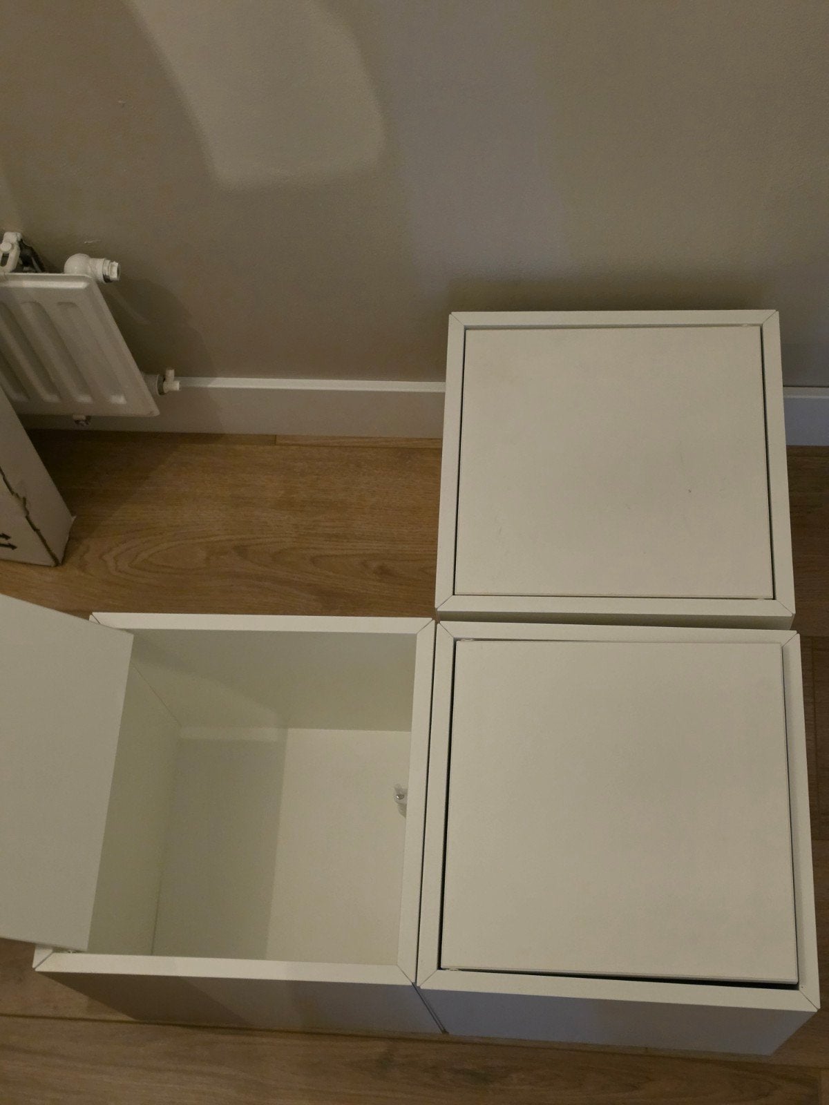 IKEA KALLAX/EXPEDIT Inzet met deur - Wit wandmontage, Ophalen, Zo goed als nieuw