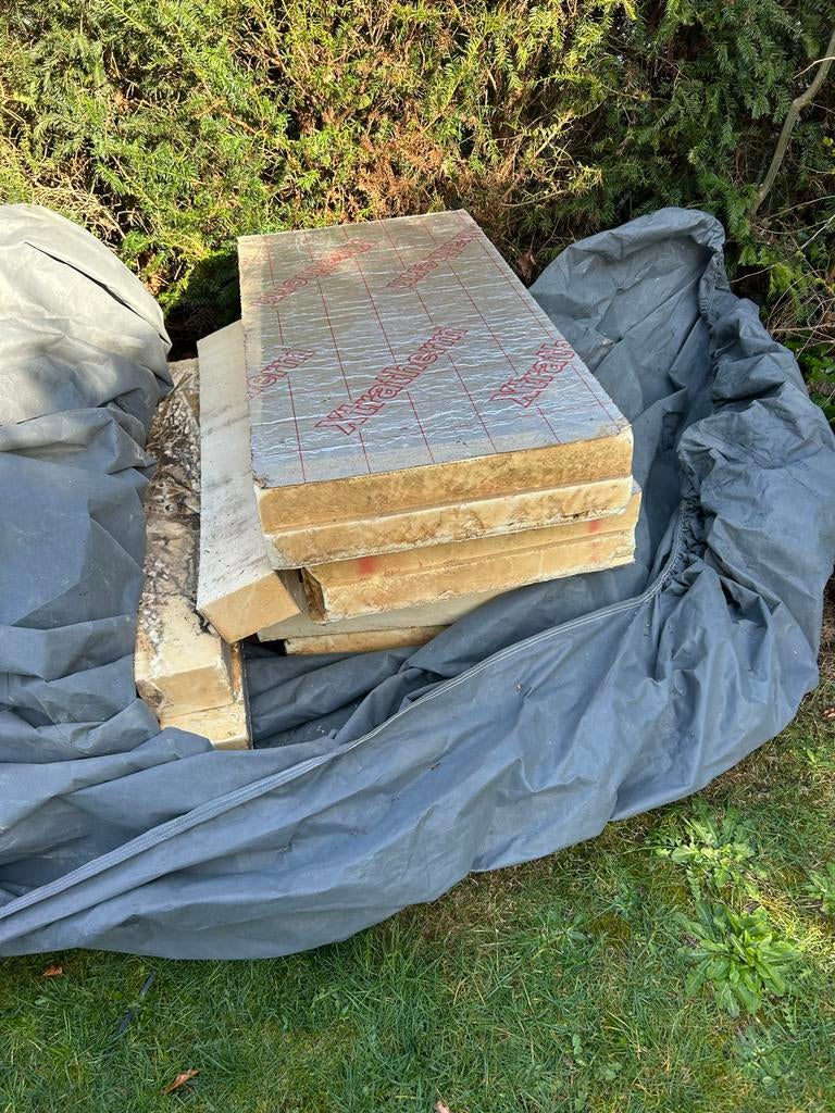 Isolatieplaten pir 120x60cm, 140mm dik, Ophalen, Gebruikt, 12 cm of meer, Hardschuim (Pir)