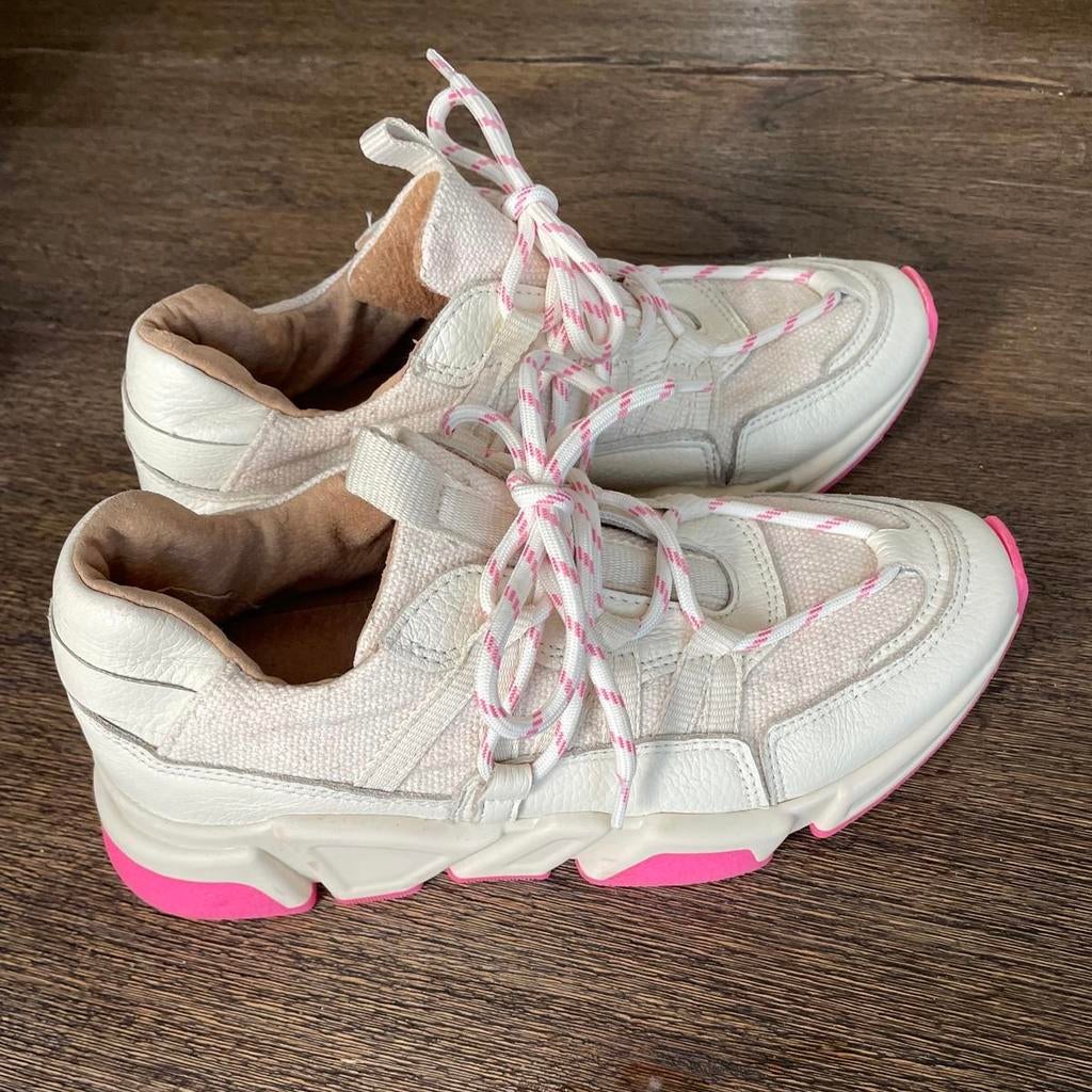 DWRS Los Angeles sneakers crème roze maat 39, Beige, Ophalen of Verzenden, Sneakers of Gympen, Zo goed als nieuw