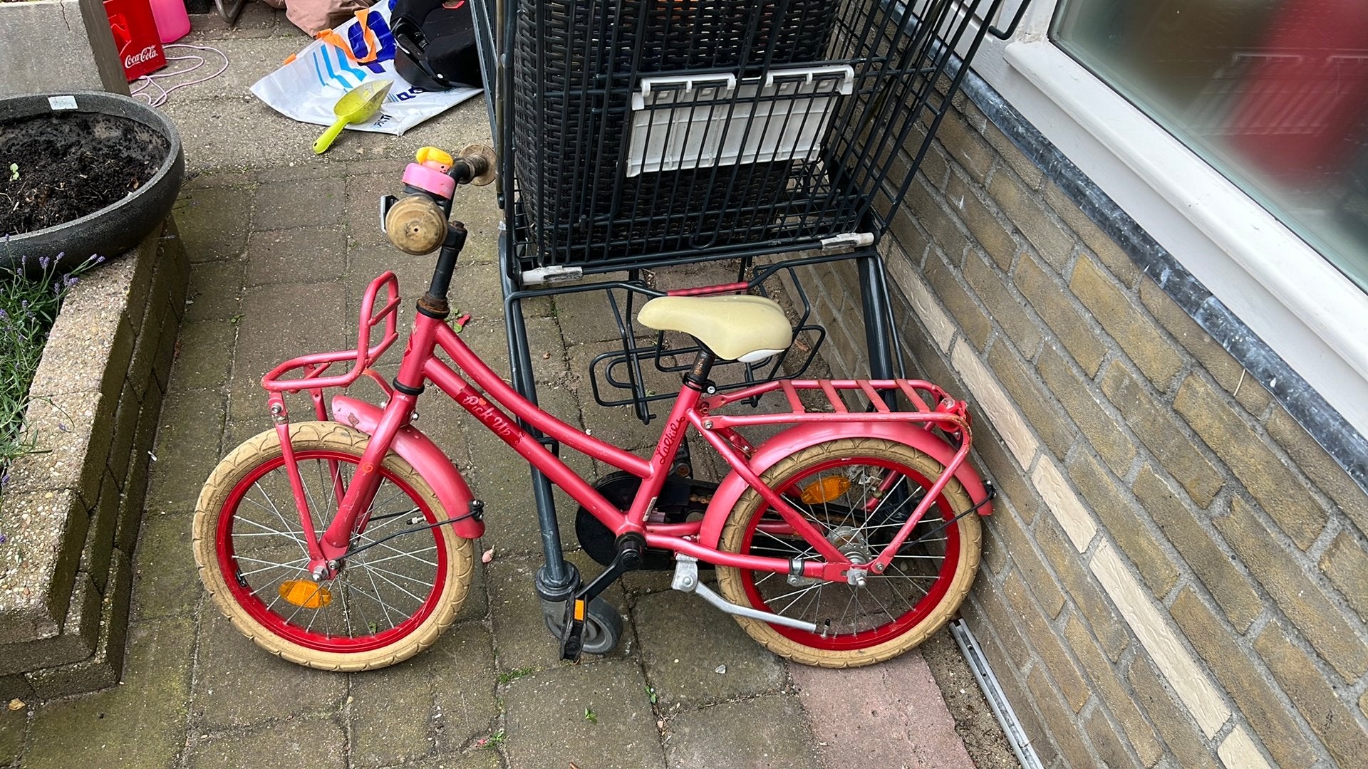 Kinderfiets loekie, Ophalen of Verzenden, Gebruikt, Minder dan 16 inch