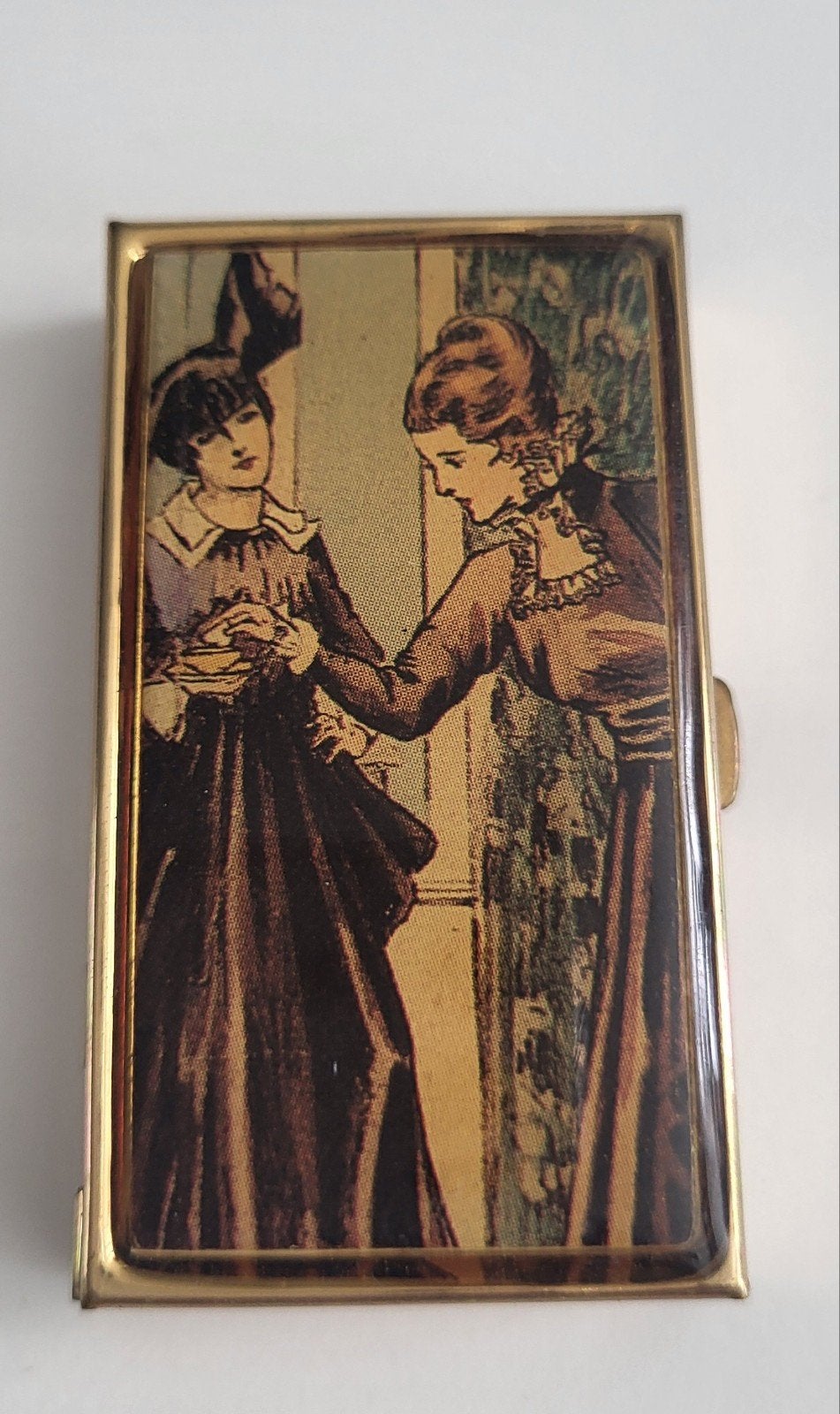 Te koop vintage pillendoosje, Ophalen of Verzenden