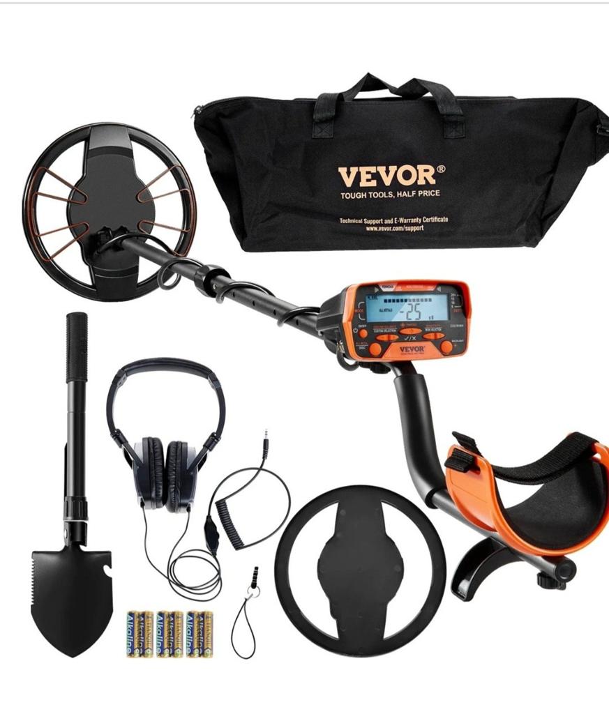 VEVOR metaaldetector als nieuw, Hobby en Vrije tijd, Metaaldetectors, Ophalen of Verzenden, Overige merken