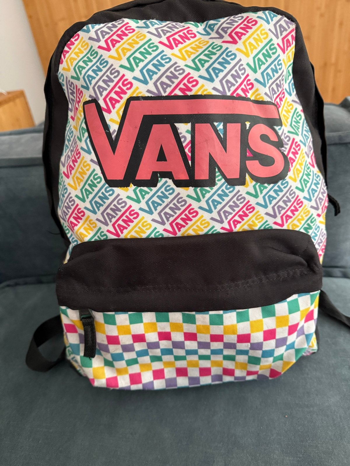 Vans Rugzak - Kleurrijk en Stijlvol, Overige merken, 25 tot 40 cm, Ophalen of Verzenden, Zo goed als nieuw