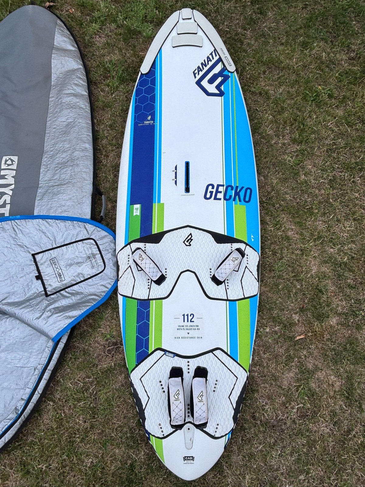 Complete surfset: Fanatic Gecko 112L, Gaastra 4.5m2, Prolimi, Ophalen, Gebruikt, 3.5 tot 5 m², Minder dan 250 cm
