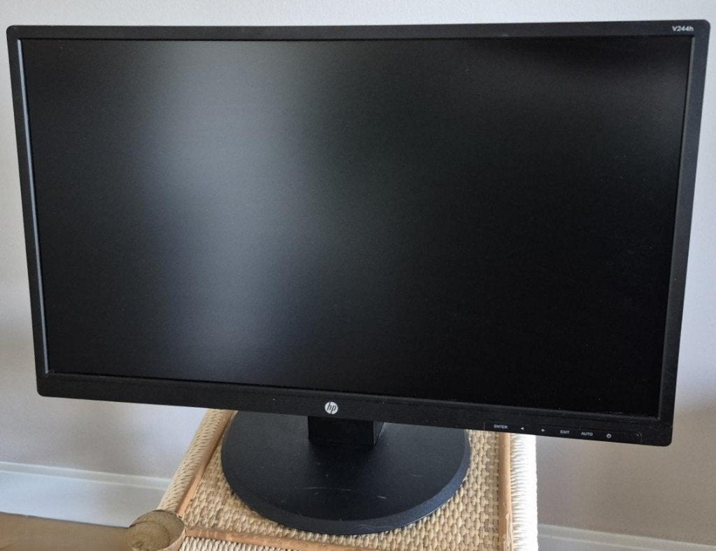 HP V244h LED monitor - HDMI - FHD - 24 inch, Computers en Software, Monitoren, HDMI, Hp, Draaibaar, Gebruikt