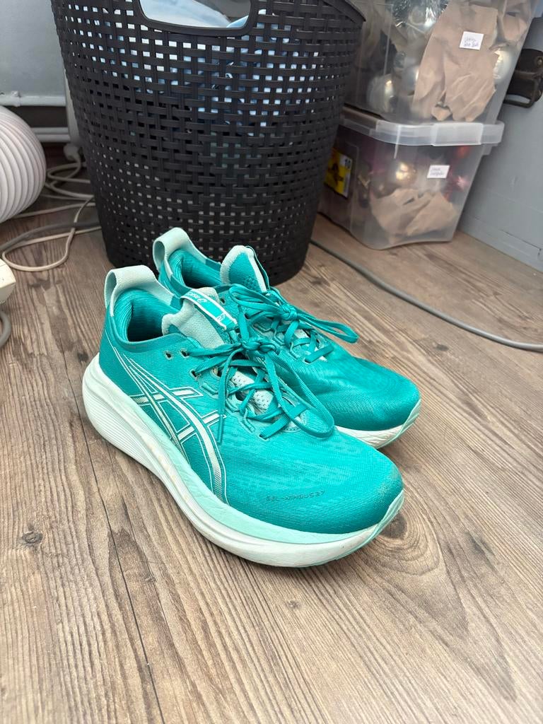 ASICS GEL-KAYANO 27 Hardloopschoenen  maat 42,5 unisex, Sport en Fitness, Loopsport en Atletiek, Ophalen of Verzenden, Zo goed als nieuw
