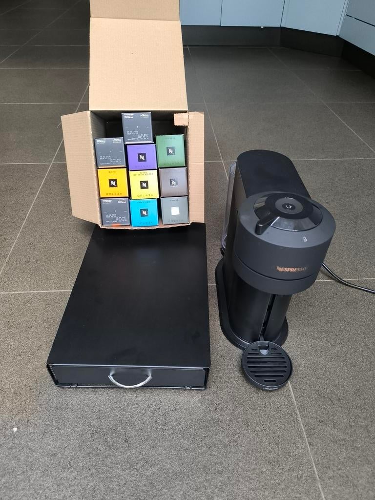 Nespresso vertuo next met capsules, Ophalen of Verzenden, Koffiemachine