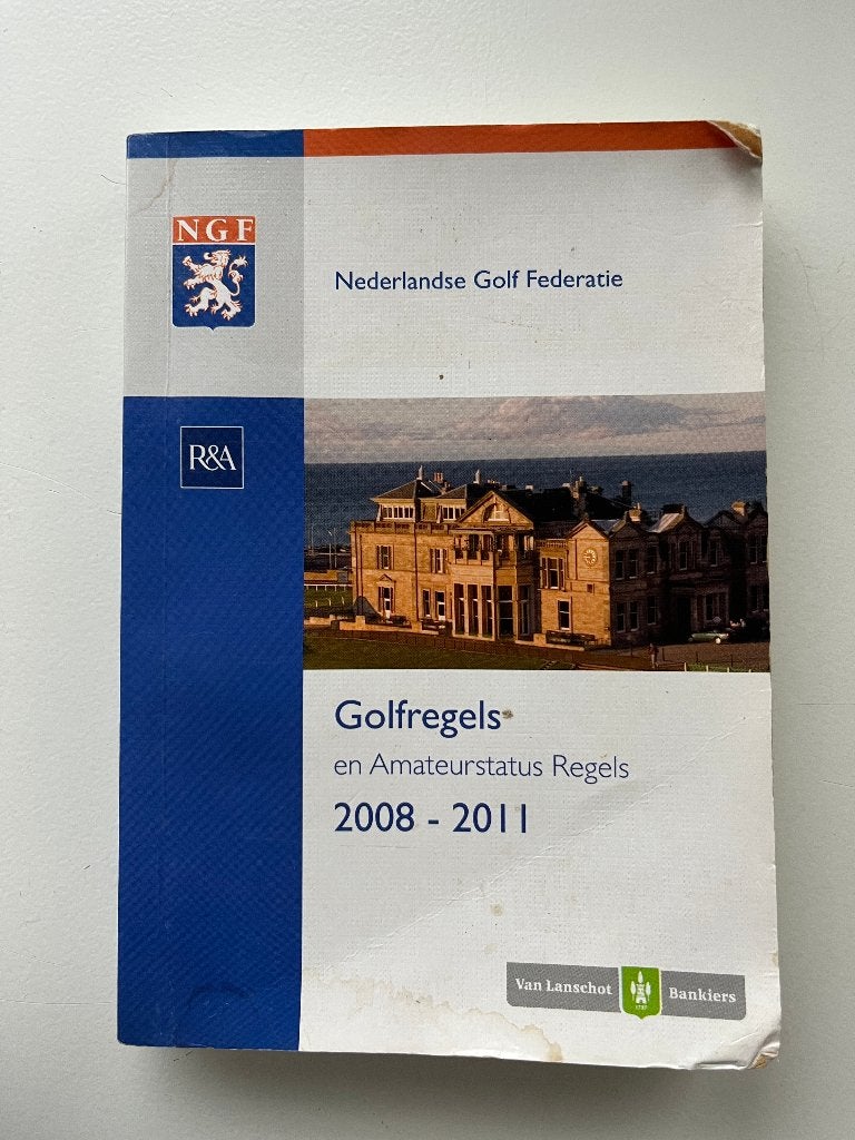 Golfregels 2008-2011 - Nederlandse Golf Federatie, Ophalen of Verzenden, Gebruikt, Overige typen