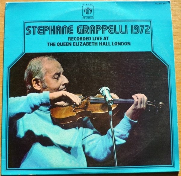 LP - Stéphane Grappelli ‎– Stéphane Grappelli 1972 Recorded, Cd's en Dvd's, Vinyl | Jazz en Blues, LP, Gebruikt, Ophalen of Verzenden
