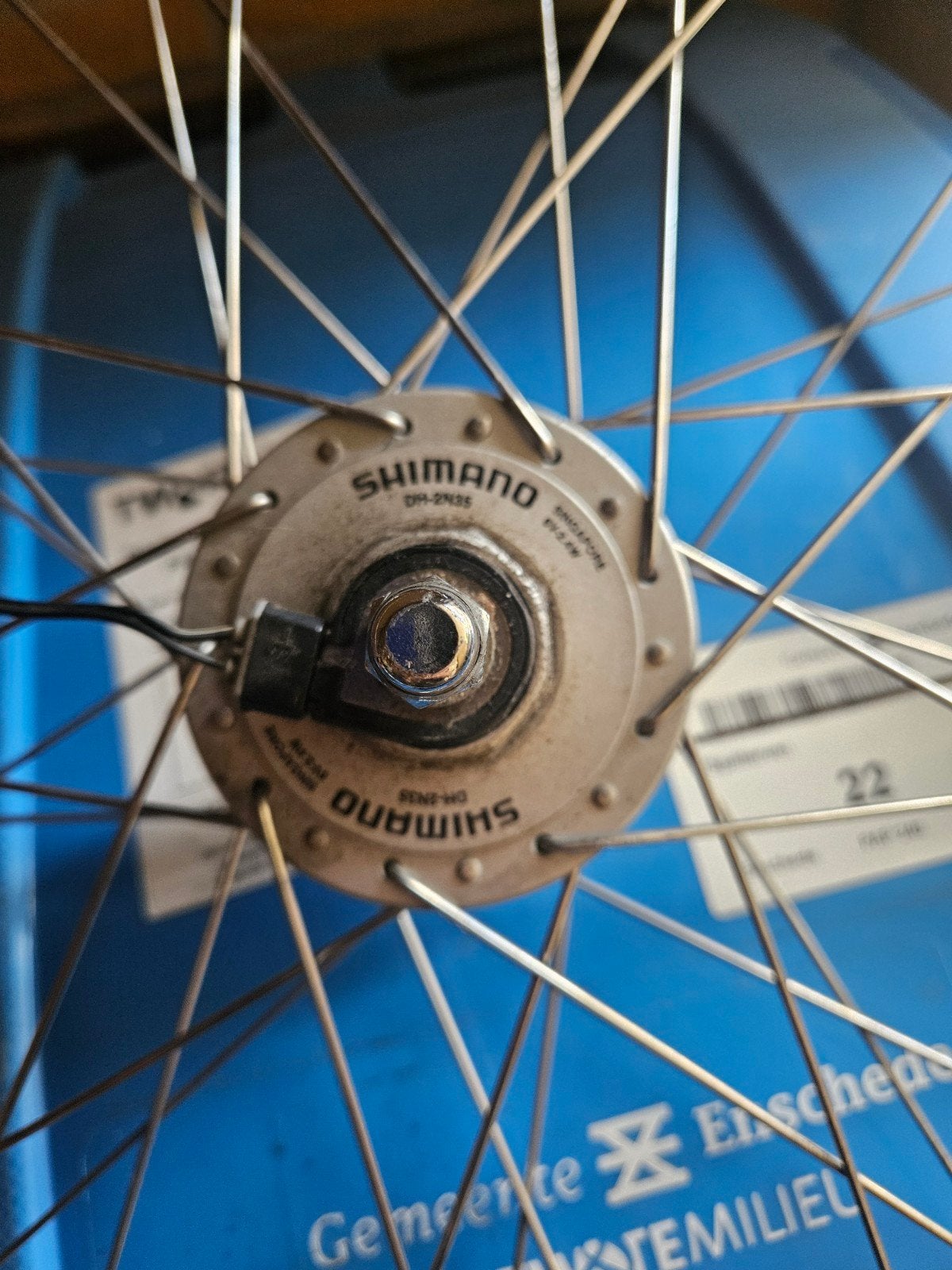 Shimano Naafdynamo 6V 2.4W DH-2N35, Ophalen of Verzenden, Wiel