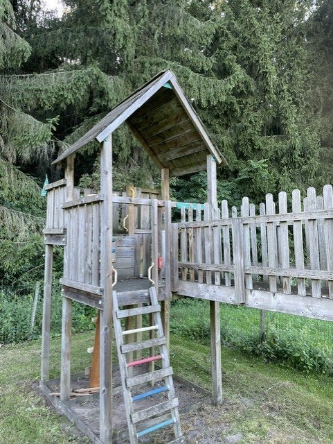 speeltoestel buiten, Kinderen en Baby's, Ophalen, Gebruikt, Klimnet, Aanbouwonderdeel