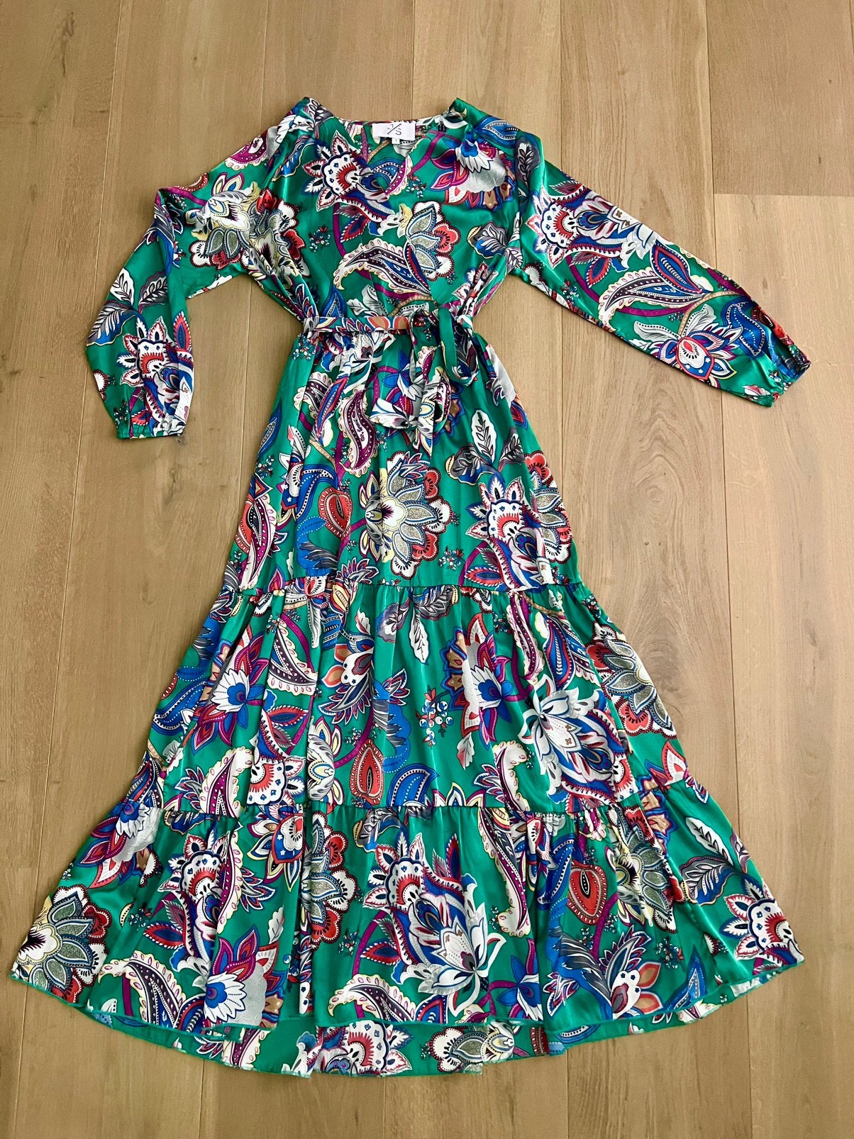 Lange Ibiza Stijl Jurk met Losse Band - JS Millenium, Kleding | Dames, Jurken, Ophalen, Zo goed als nieuw, Maat 36 (S), Onder de knie