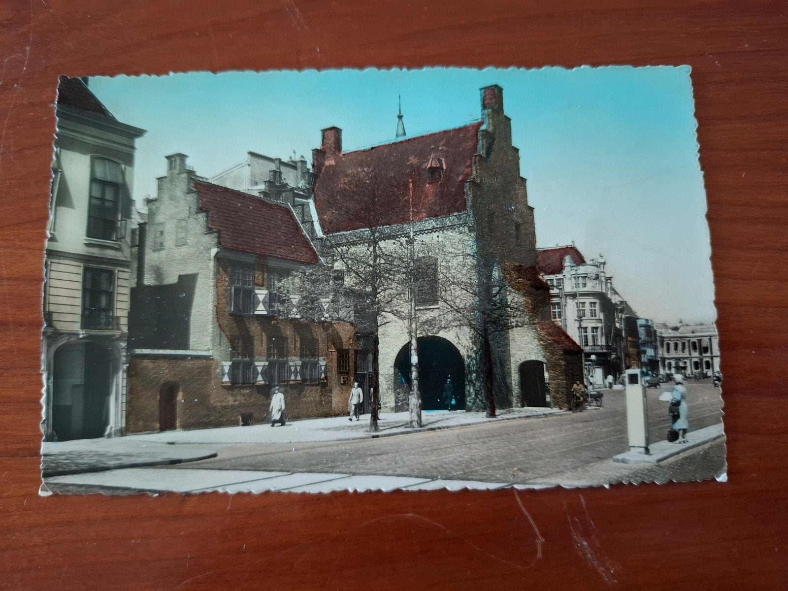 Oude ansichtkaart Den Haag Gevangenpoort, Verzamelen, Ansichtkaarten | Nederland, Ophalen of Verzenden, 1960 tot 1980, Gelopen