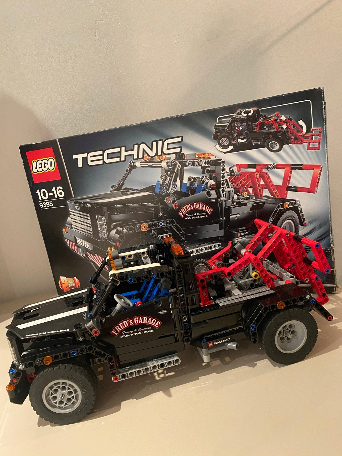 Lego Technic 9395 Sleepwagen 100% compleet met doos en boekj, Kinderen en Baby's, Lego, Ophalen of Verzenden, Zo goed als nieuw