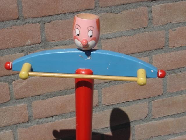 Zeldzame Vintage kinderen clown dressboy, Italy jaren 50, Ophalen of Verzenden, Gebruikt, Kapstokje