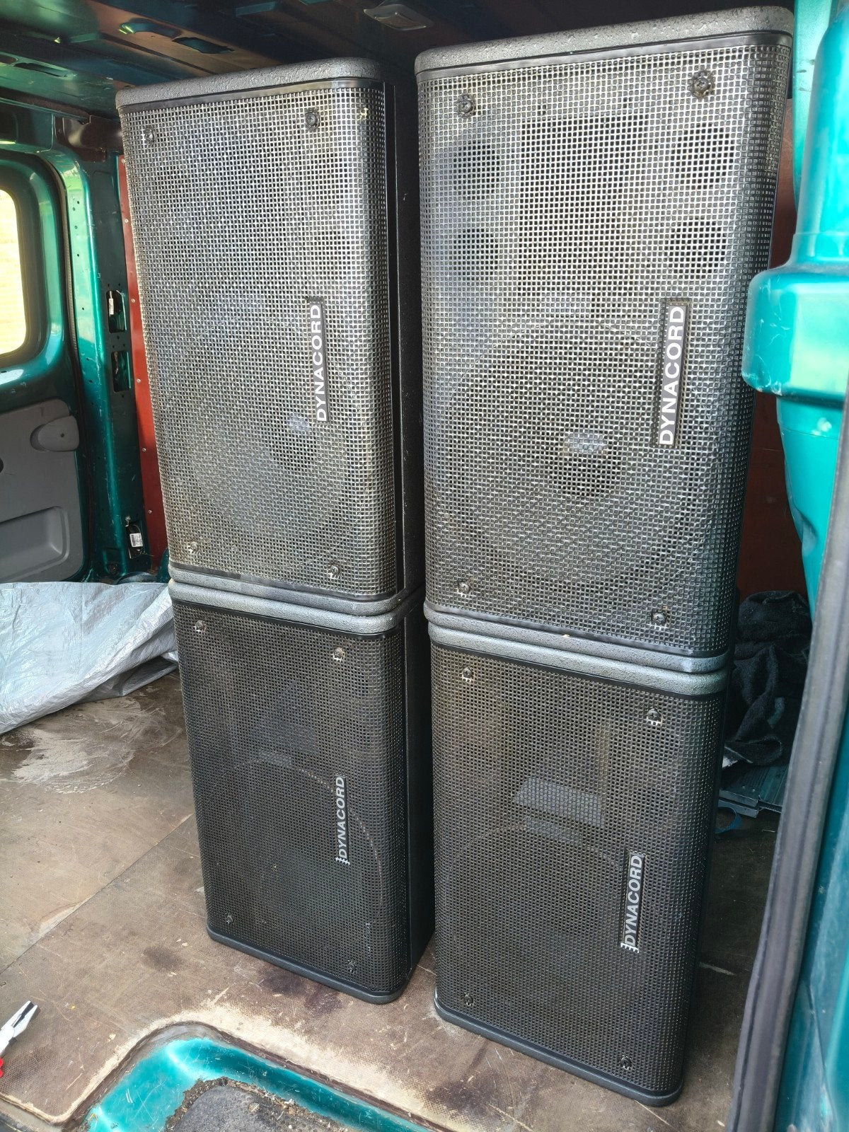 4x Dynacord CX-11 speakers., Gebruikt, Speakerset, Ophalen, 150 watt of meer