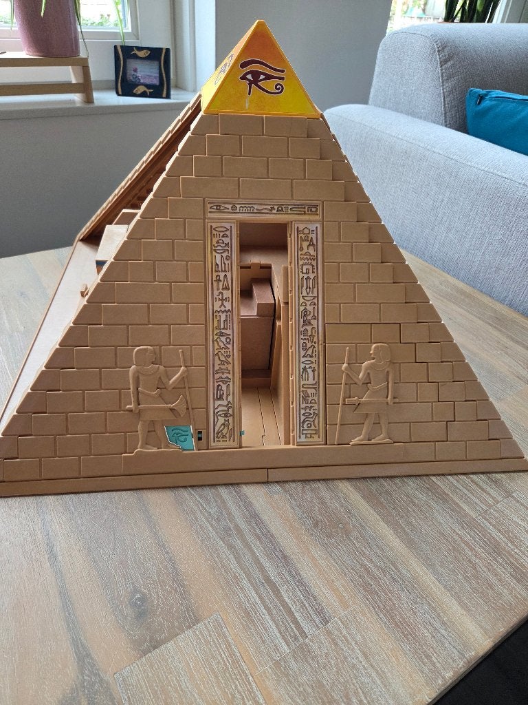 Playmobil set 4240 piramide, Gebruikt, Gebouw, Complete set, Ophalen of Verzenden