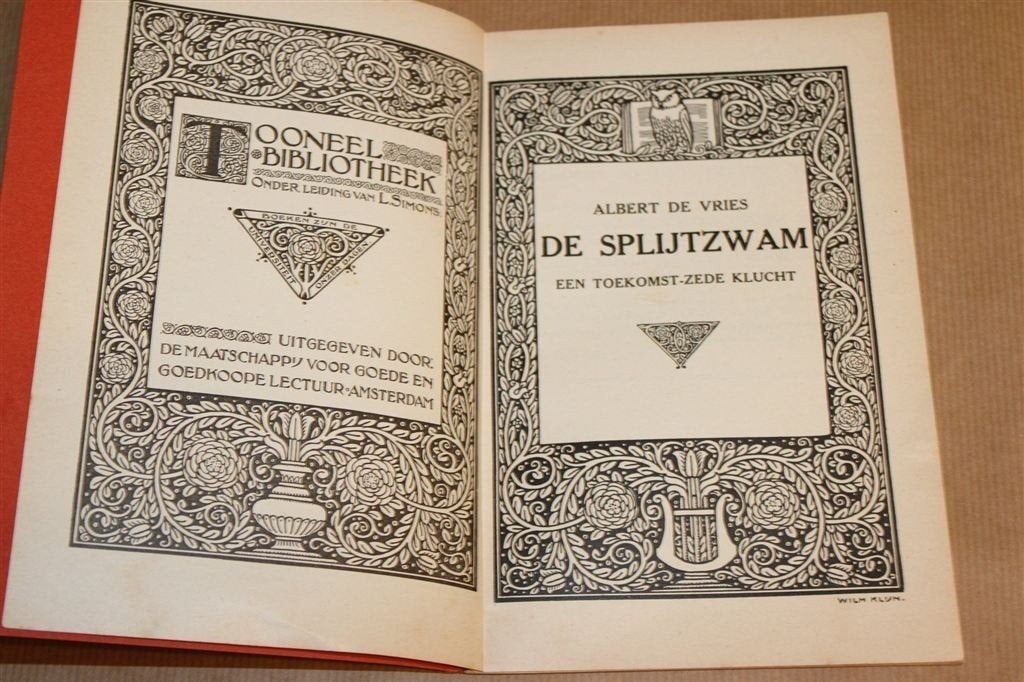 De Splijtzwam — Toekomst-zedeklucht — Toneel [1917], Ophalen of Verzenden, Gelezen