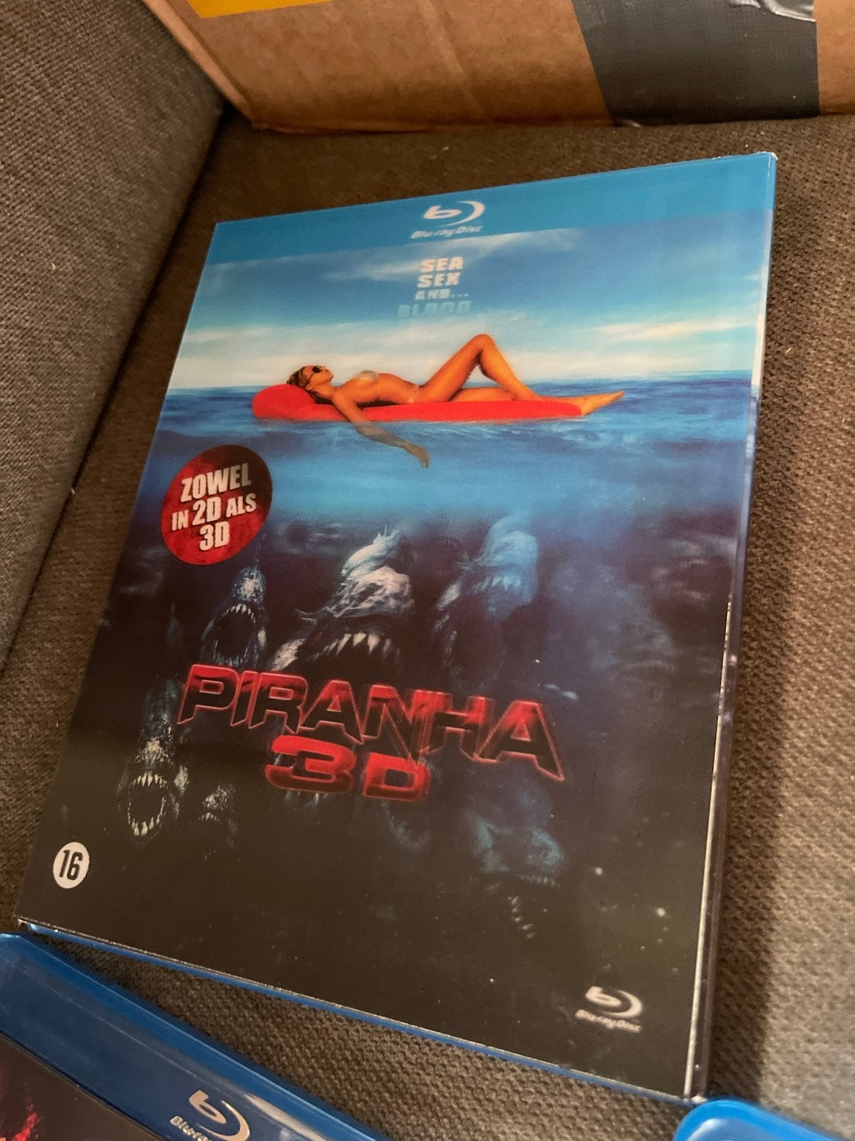 Piranha 3D Blu-ray - Horrorfilm met Elisabeth Shue, Ophalen of Verzenden, Nieuw in verpakking, Horror