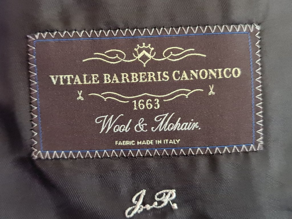 Vitale Barberis Canonico Kostuum met blauwe kleur maat 50