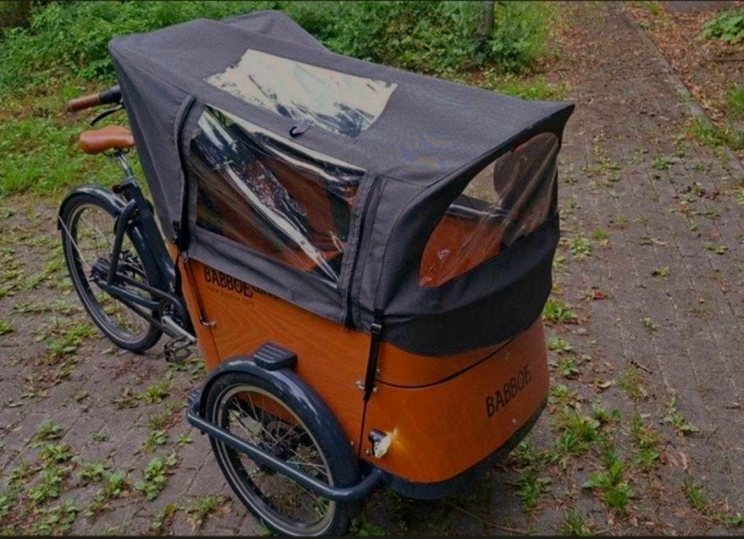 Elektrische Babboe Curve Bakfiets, Gebruikt, 2 kinderen, Elektrisch, Schijfrem