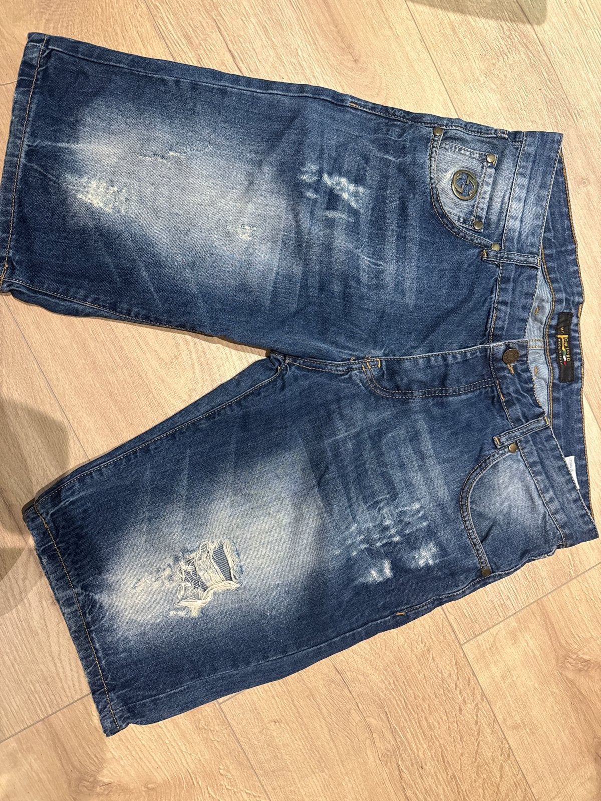 Gucci Jeans Short - Maat W33, Ophalen of Verzenden, Gedragen, Blauw, W33 - W34 (confectie 48/50)