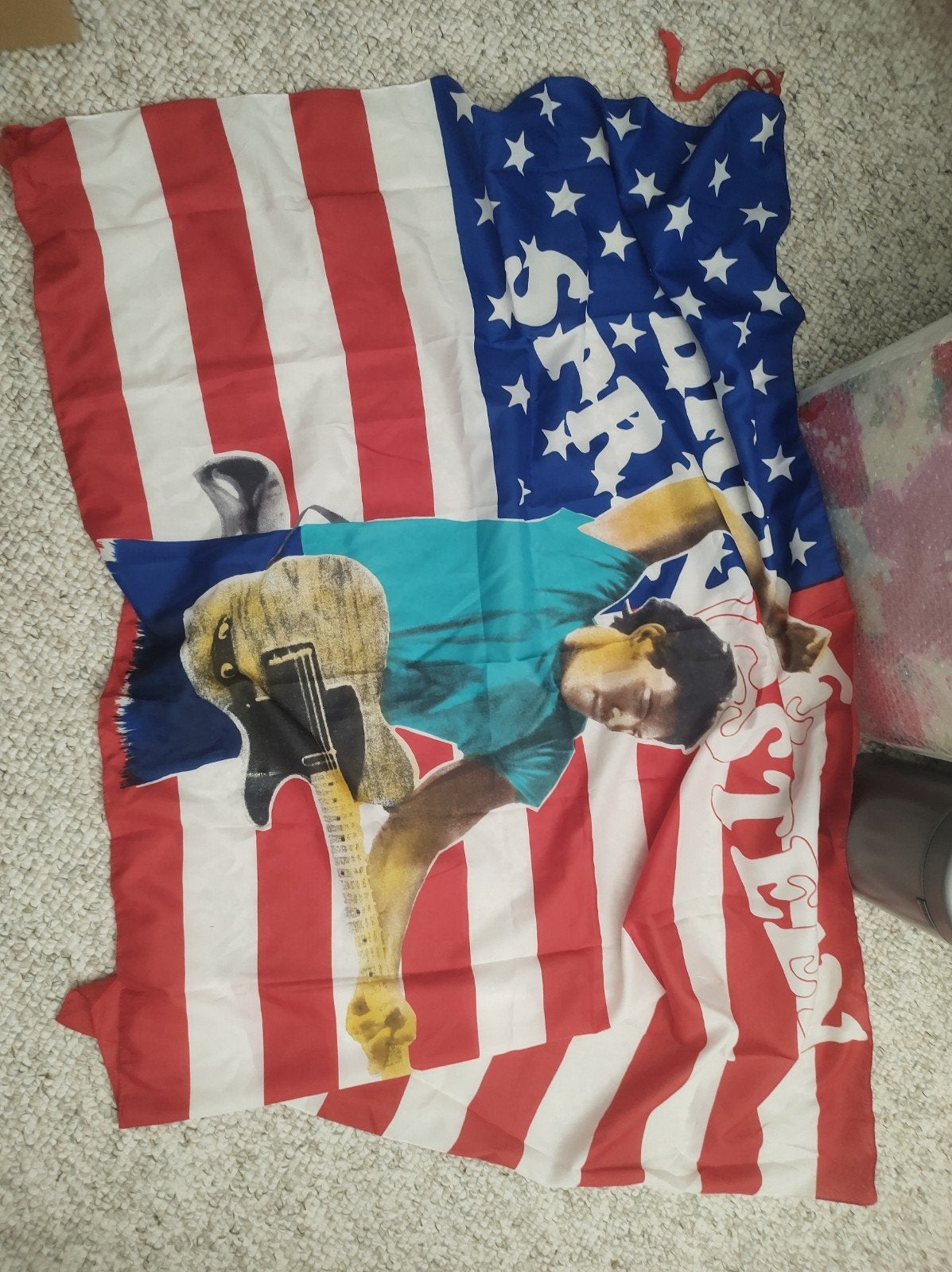 Vlag van Bruce Springsteen, Ophalen of Verzenden, Zo goed als nieuw