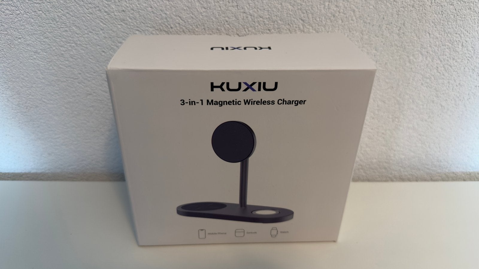 Kuxiu 3 in 1 iphone , apple watch, airpods lader., Telecommunicatie, Mobiele telefoons | Telefoon-opladers, Ophalen of Verzenden