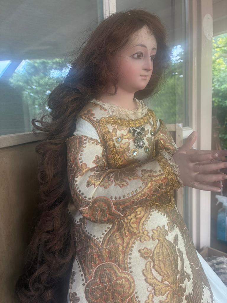 Schitterende staakmadonna, Antiek en Kunst, Ophalen of Verzenden