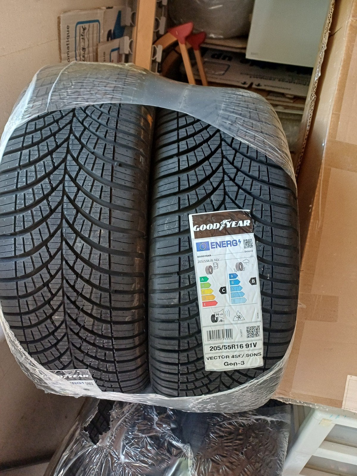 Goodyear Vector 4Seasons Gen-3 All Season banden, Ophalen, 16 inch, Nieuw, 205 mm