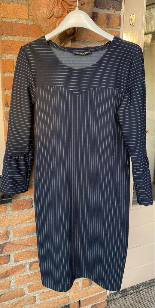 Juffrouw Jansen Amsterdam donkerblauwe jurk L / large / 40, Maat 38/40 (M), Blauw, Nieuw, Ophalen of Verzenden