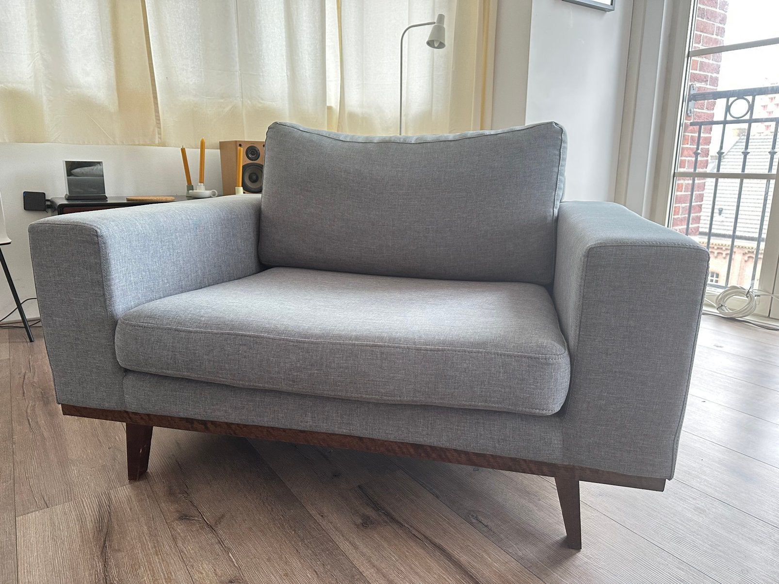 Loveseat Torino, Ophalen, 75 tot 100 cm, Zo goed als nieuw, 100 tot 125 cm