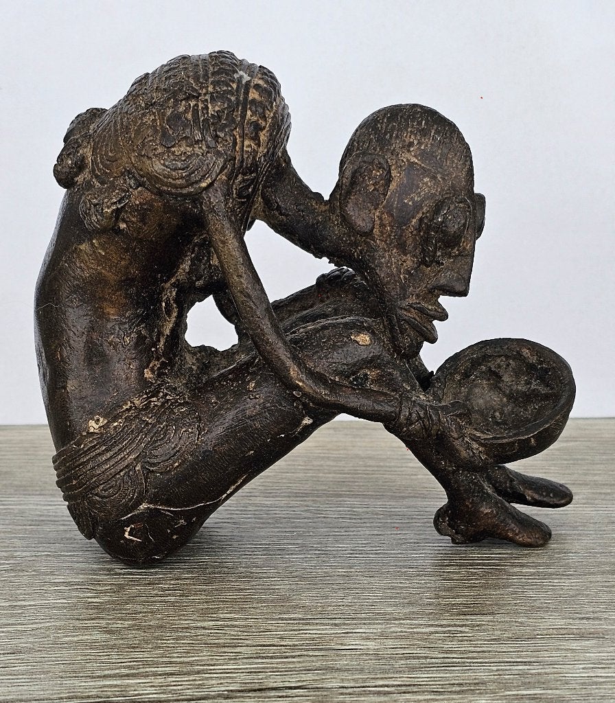 Bronzen sculptuur afkomstig uit Lobi (Burkina Faso)., Ophalen of Verzenden, Brons