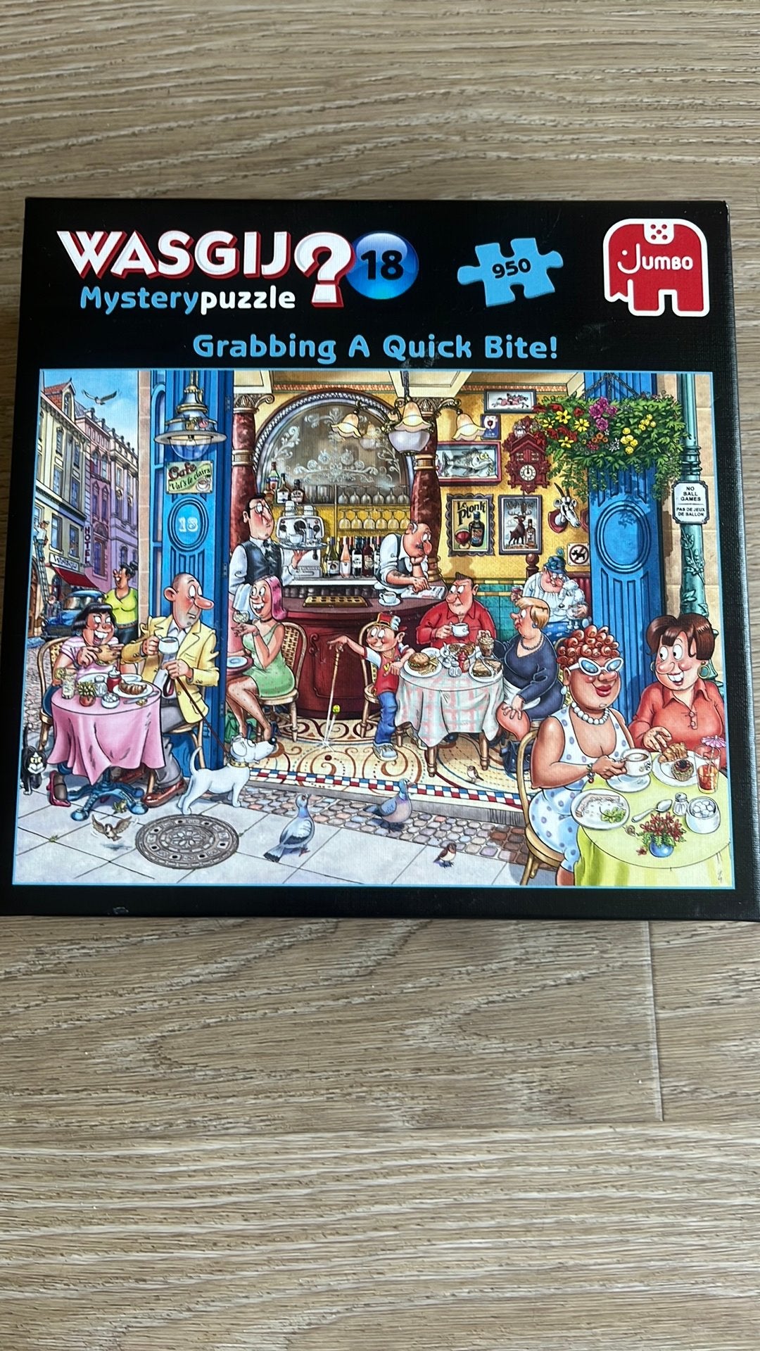 Wasgij mysterypuzzel., Verzenden, 500 t/m 1500 stukjes, Zo goed als nieuw, Legpuzzel