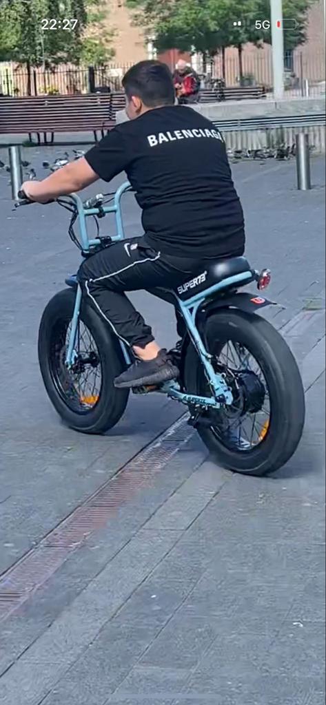 Super73 E-bike - Fatbike, Overige merken, Ophalen of Verzenden, Zo goed als nieuw, Minder dan 47 cm